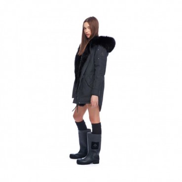 [매장판] Moose Knuckle 2019 Womens Logo Duck Down Pakka - 무스너클 2019 여성 로고 덕다운 파카 Moo0072x.Size(s 