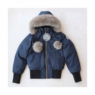 [매장판] Moose Knuckle 2019 Womens Logo Down Short Jacket - 무스너클 2019 여성 로고 다운 숏자켓 Moo0068x.Size(xs 