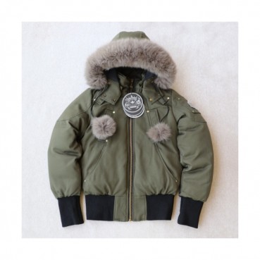 [매장판] Moose Knuckle 2019 Womens Logo Down Short Jacket - 무스너클 2019 여성 로고 다운 숏자켓 Moo0066x.Size(xs 