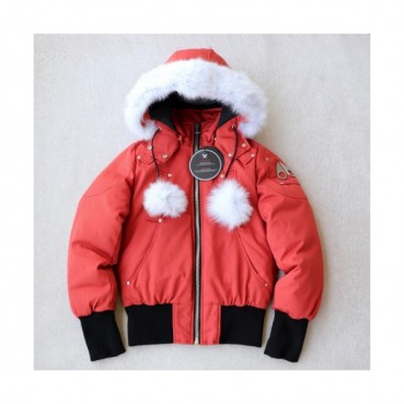 [매장판] Moose Knuckle 2019 Womens Logo Down Short Jacket - 무스너클 2019 여성 로고 다운 숏자켓 Moo0064x.Size(xs 