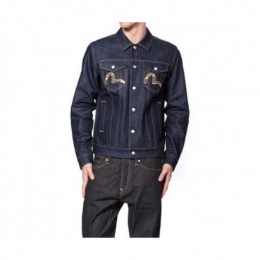 Evisu Mens Embroidery Evisukuro Casual Jacket - 에비수 2019 남성 자수 갈매기 캐쥬얼 자켓 Evi16x