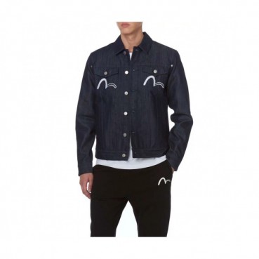 Evisu Mens Embroidery Evisukuro Casual Jacket - 에비수 2019 남성 자수 갈매기 캐쥬얼 자켓 Evi15x