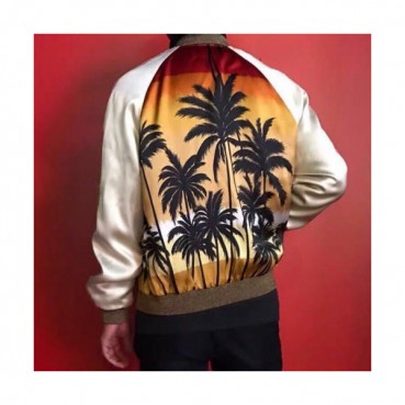 [1:1]Saint Laurent 2019 Mm/Wm Bomar Jacket - 입생로랑  2019 남자 스타디움 울 블루종 Ysl0076x.Size(s 