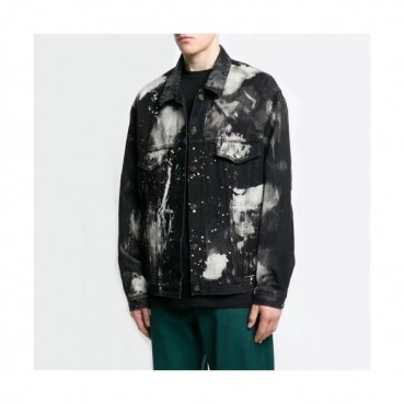 Balenciaga 2019 Mens Logo Denim Jacket - 발렌시아가 2019 남성 로고 오버사이즈 데님 자켓 Bal0328x.Size(s 