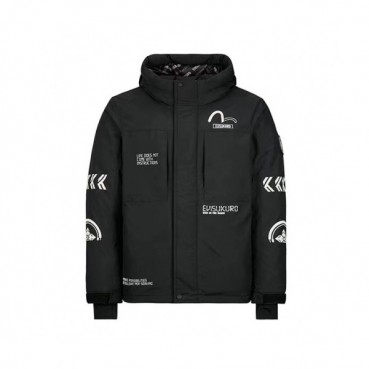 Evisu Mens Embroidery Evisukuro Casual Down Jacket - 에비수 2019 남성 자수 갈매기 캐쥬얼 다운 자켓 Evi10x