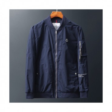 Moncler 2019 Mens Logo Casual Zip-up Jacket 