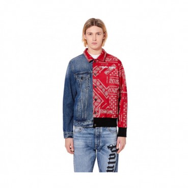 Palm Angels 2019 Mens Logo Denim Jacket - 팜 엔젤스 2019 남성 로고 데님자켓 Palm0033x.Size(s 