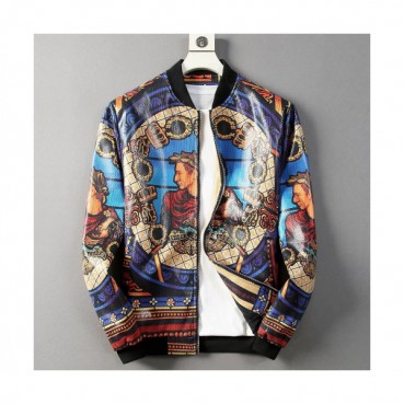 Versace 2019 Mens Casual Zip-up Jacket 