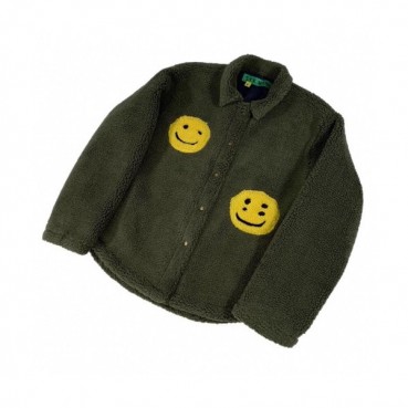 Kanye west 2019 Mm/Wm Smile Flannel Jacket - 카니예 웨스트 2019 남자 스마일 플란넬 자켓 Kany06x.Size(s 