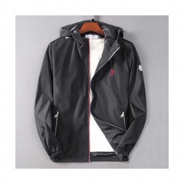 Moncler 2019 Mens Logo Casual Zip-up Jacket 