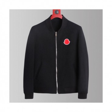 Moncler 2019 Mens Logo Casual Zip-up Cashmere Jacket 