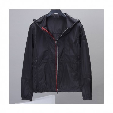 Moncler 2019 Mens Logo Casual Zip-up Jacket 