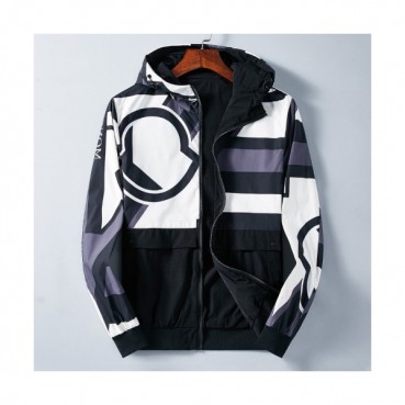 Moncler 2019 Mens Logo Casual Zip-up Jacket 