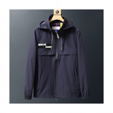 Moncler 2019 Mens Logo Casual Zip-up Jacket 