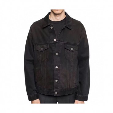 Balenciaga 2019 Mens Logo Oversize Denim Jacket - 발렌시아가 2019 남성 로고 오버사이즈 데님 자켓 Bal0277x.Size(xs 