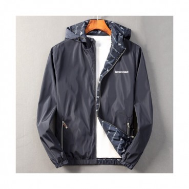 Armani 2019 Mens Logo Reversible Windproof Jacket - 알마니 2019 남성 로고 양면 방풍자켓 Arm0227x.Size(m 