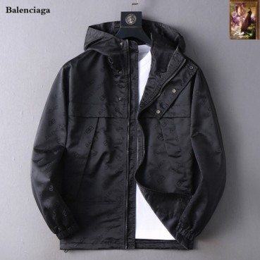 Balenciaga 2025 Mens Logo Cotton Jacket - 발렌시아가 2025 남성 로고 코튼 자켓 Bal0269x.Size(m 