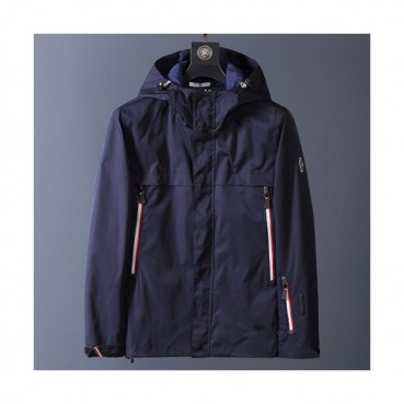 Moncler 2019 Mens Logo Casual Windproof Hood Jacket - 몽클레어 2019 남성 로고 캐쥬얼 방풍 후드자켓 Moc0575x,Size(m 