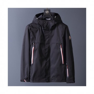 Moncler 2019 Mens Logo Casual Windproof Hood Jacket - 몽클레어 2019 남성 로고 캐쥬얼 방풍 후드자켓 Moc0574x,Size(m 