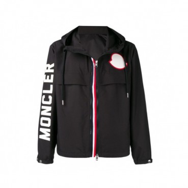 Moncler 2019 Mens Logo Casual Windproof Hood Jacket - 몽클레어 2019 남성 로고 캐쥬얼 방풍 후드자켓 Moc01x.Size(m 