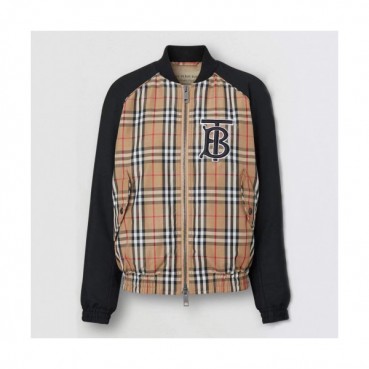 Burberry 2019 Mm/Wm Classic Casual Logo Bombar Jacket - 버버리 2019 남자 클래식 캐쥬얼 로고 봄버 자켓 Bur013x.Size(s 