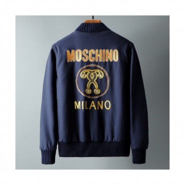 Moschino 2019 Mens Casual Bombar Jacket - 모스키노 2019 남성 캐쥬얼 봄버 자켓 Mos0022x.Size(m 