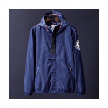 Moncler 2019 Mens Patch Logo Casual Windproof Hood Jacket - 몽클레어 2019 남성 패치 로고 캐쥬얼 방풍 후드자켓 Moc0518x,Size(m 