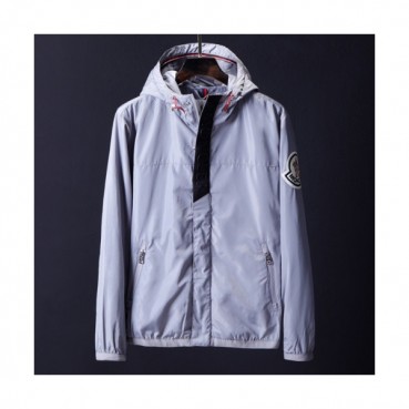 Moncler 2019 Mens Patch Logo Casual Windproof Hood Jacket - 몽클레어 2019 남성 패치 로고 캐쥬얼 방풍 후드자켓 Moc0516x,Size(m 