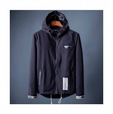 Prada 2019 Mens Casual Windproof Hood Jacket - 프라다 2019 남성 캐쥬얼 방풍 후드자켓 Pra0671x.Size(m