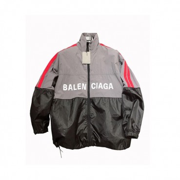 Balenciaga 2019 Mens Logo Print Wind Breaker Jacket - 발렌시아가 로고 프린트 바람막이 자켓 Baljk0025.Size(36