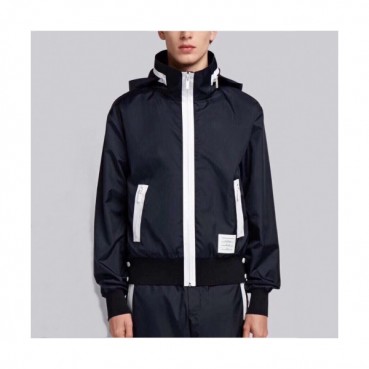 Thom Browne 2019 Mens Casual Wind Breaker Hood Jacket - 톰브라운 남성 캐쥬얼 바람막이 후드자켓 Tho0069x.Size(m 