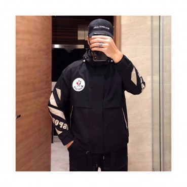 Moncler 2019 Mens Patch Logo Cajual Jacket - 몽클레어 남성 패치 로고 캐쥬얼 자켓 Moc0468x.Size(m 