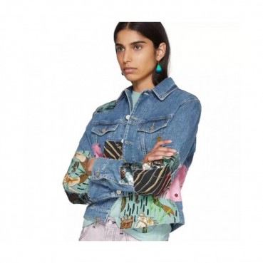 Loewe Womens Denim Jacket - 로에베 여성 데님 자켓 