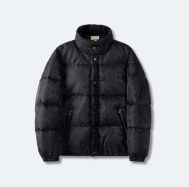 구찌 남/녀 블랙 덕다운 패딩 - Gucci Unisex Black Padding 