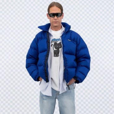 베트멍 남성 모던 블루 패딩 - Vetments Mens Blue Padding 