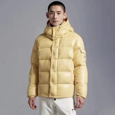 몽클레어 남성 구스 다운 옐로우 패딩 - Moncler Mens Yellow Padding 