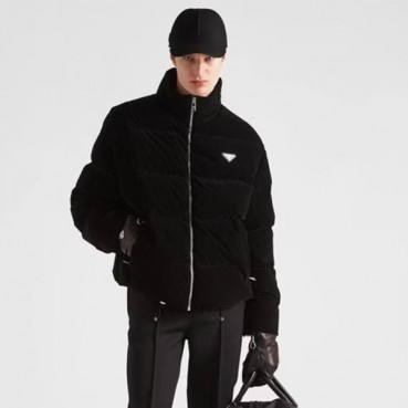 프라다 남성 블랙 패딩 - Prada Mens Black Padding 