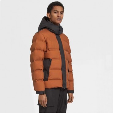 에르메네질도 제냐 남성 구스다운 카멜 패딩 - Ermenegildo Zegna Mens Camel Padding 