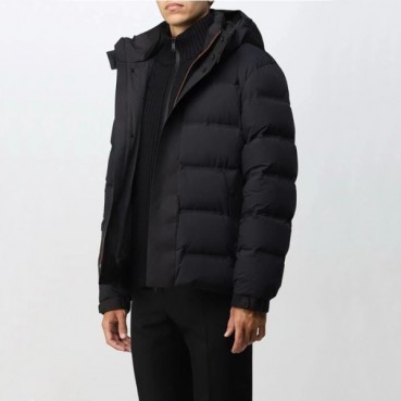 에르메네질도 제냐 남성 구스다운 블랙 패딩 - Ermenegildo Zegna Mens Black Padding 