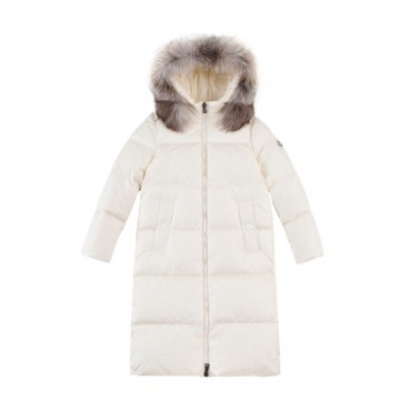몽클레어 여성 화이트 롱 패딩 - Moncler Womens White Down Padding 