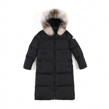 몽클레어 여성 블랙 롱 패딩 - Moncler Womens Black Down Padding 