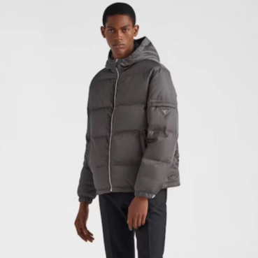 프라다 남성 그레이 다운 패딩 - Prada Mens Gray Down Padding 