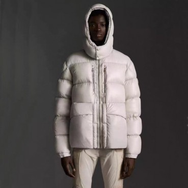 몽클레어 남성 화이트 패딩 - Moncler Mens White Down Padding 