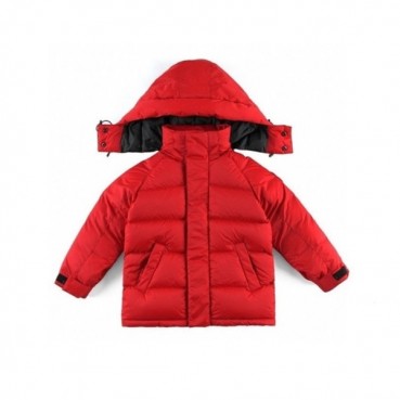 캐나다구스 레드 키즈  패딩 - Canada goose Red Kids Padding 