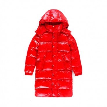 몽클레어 남/녀 레드 롱패딩 - Moncler Unisex Red Down Padding 