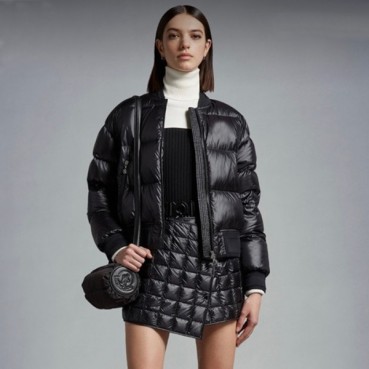 몽클레어 여성 블랙 패딩 - Moncler Womens Black Down Padding 