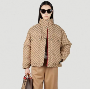 구찌 여성 모던 카멜 패딩 -  Gucci Womens Camel Padding 