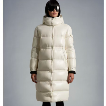 몽클레어 여성 화이트 다운 롱패딩 - Moncler Womens White Down Padding 