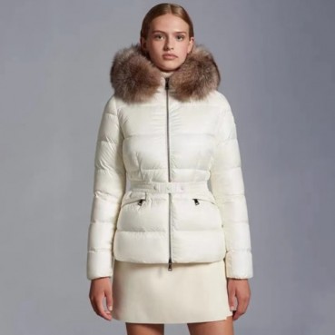 몽클레어 여성 화이트 덕다운 패딩 - Moncler Womens White Down Padding 