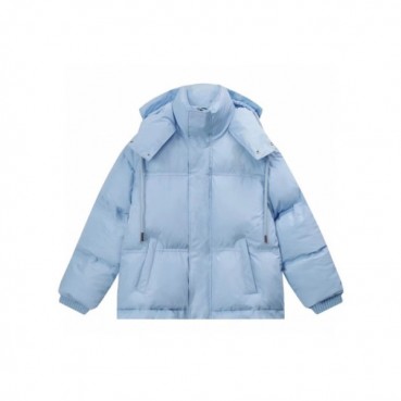 아미 남성 블루 다운 패딩 - Ami Mens Blue Padding 